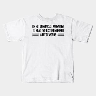 Nick Miller I’ve just memorized a lot of words Kids T-Shirt